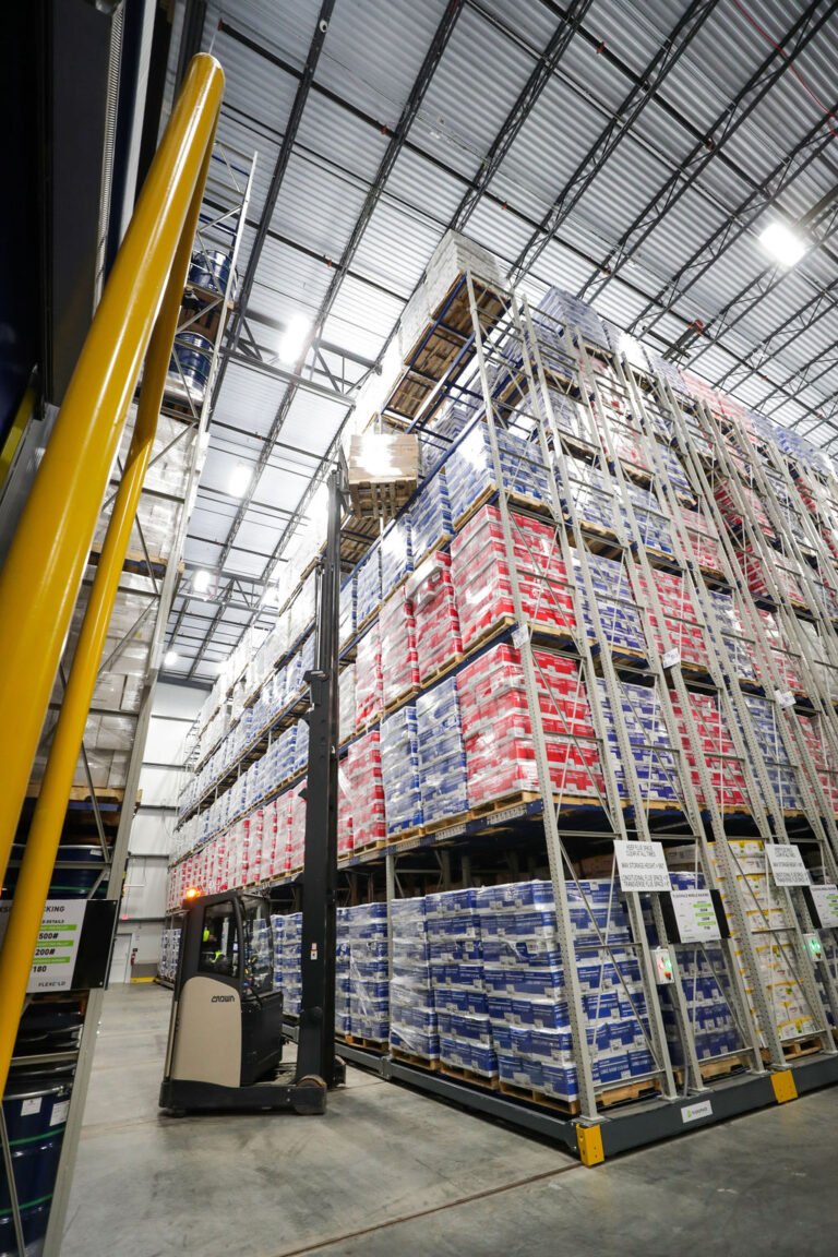 FLEXSPACE Mobile Racking System in 3PL Warehouse